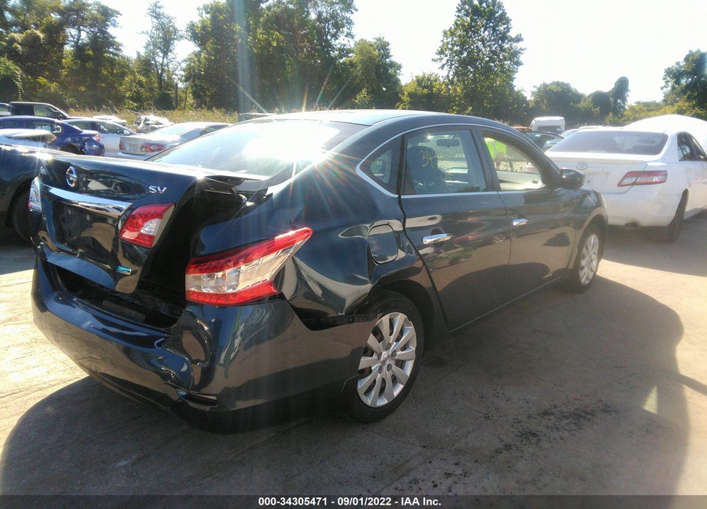 2014 NISSAN SENTRA SV VIN: 3N1AB7AP6EL631688