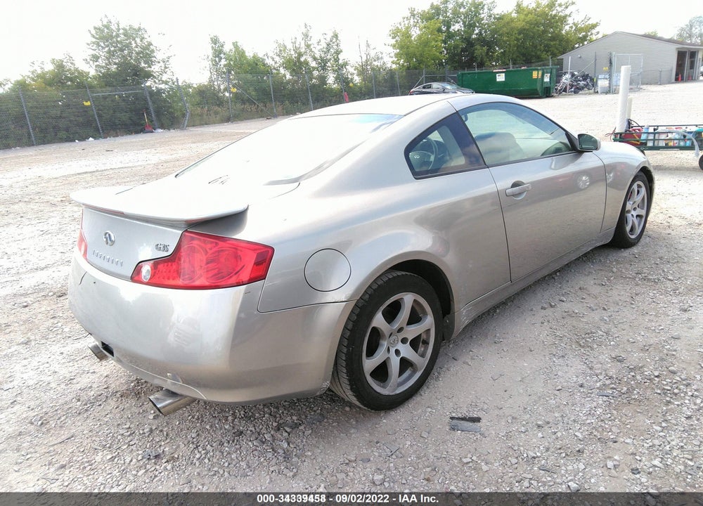 2003 INFINITI G35 W/LEATHER VIN: JNKCV54E23M210595
