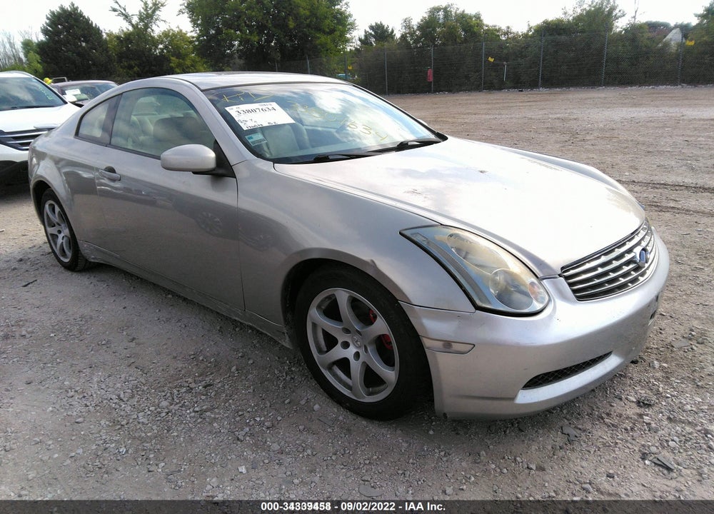 2003 INFINITI G35 W/LEATHER VIN: JNKCV54E23M210595