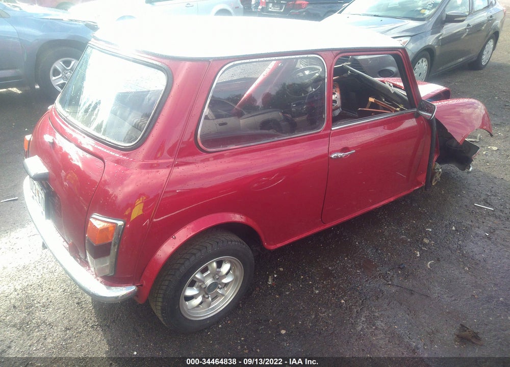 1978 MINI COOPER VIN: XL2S1N1126938B