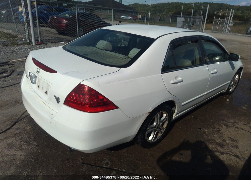 2007 HONDA ACCORD VIN: 1HGCM563X7A123164