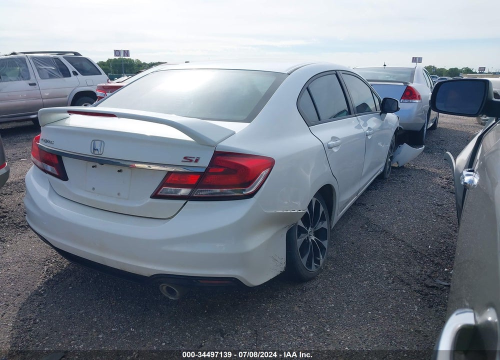 2013 HONDA CIVIC SI VIN: 2HGFB6E54DH701798