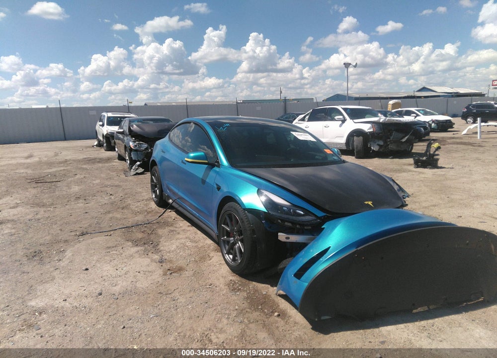 2021 TESLA MODEL 3 LONG RANGE DUAL MOTOR ALL-WHEEL DRIVE VIN: 5YJ3E1EB2MF055636
