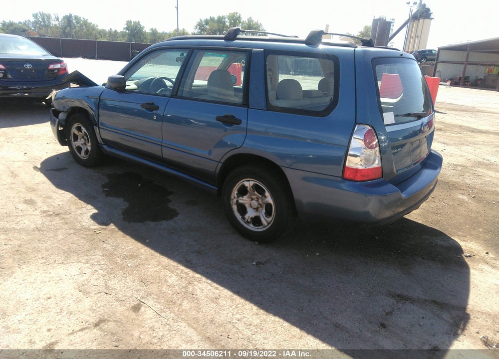 2007 SUBARU FORESTER 2.5X VIN: JF1SG63607H730161