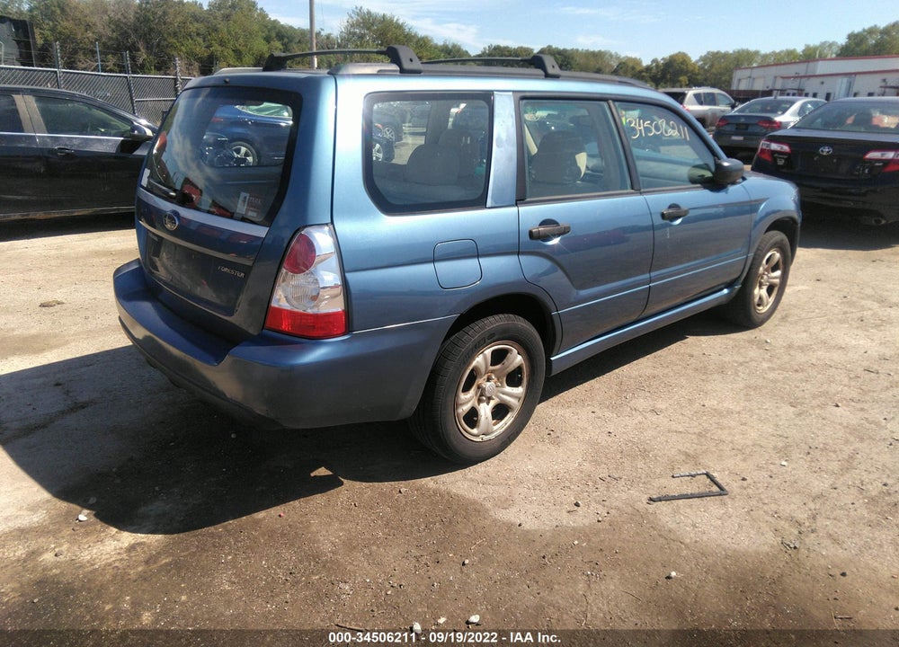 2007 SUBARU FORESTER 2.5X VIN: JF1SG63607H730161