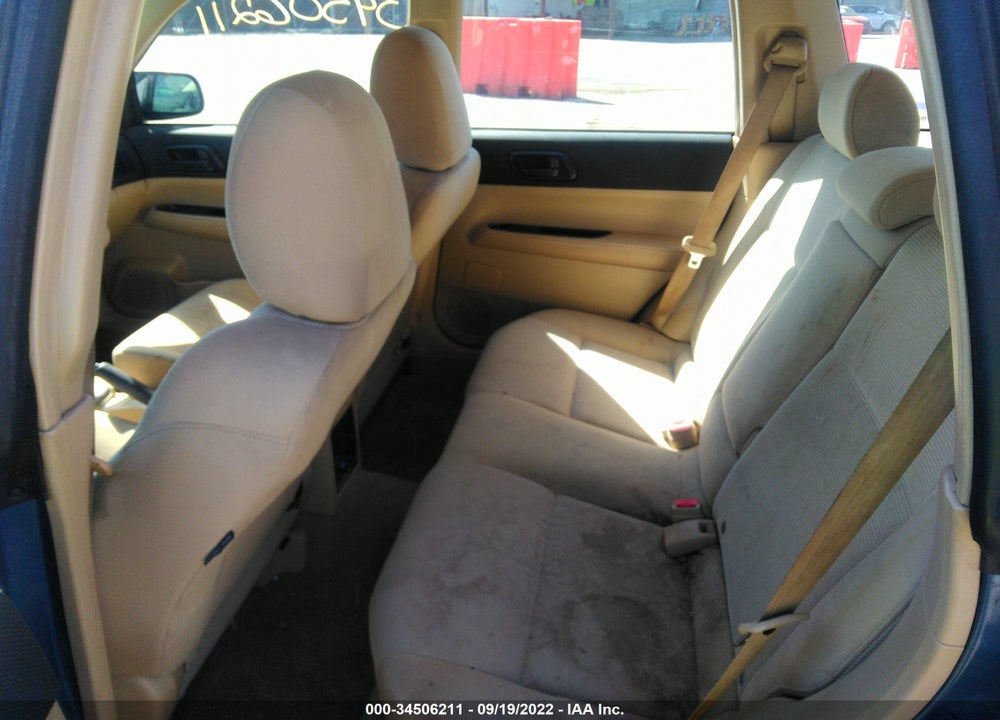 2007 SUBARU FORESTER 2.5X VIN: JF1SG63607H730161