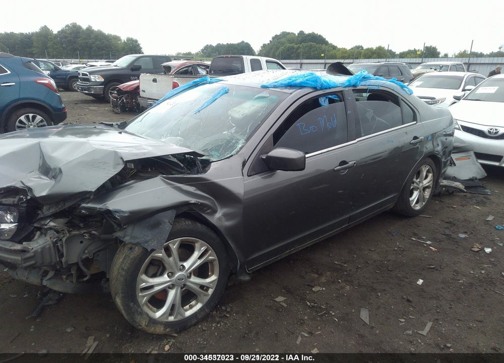 2012 FORD FUSION VIN: 3FAHP0HA1CR113168