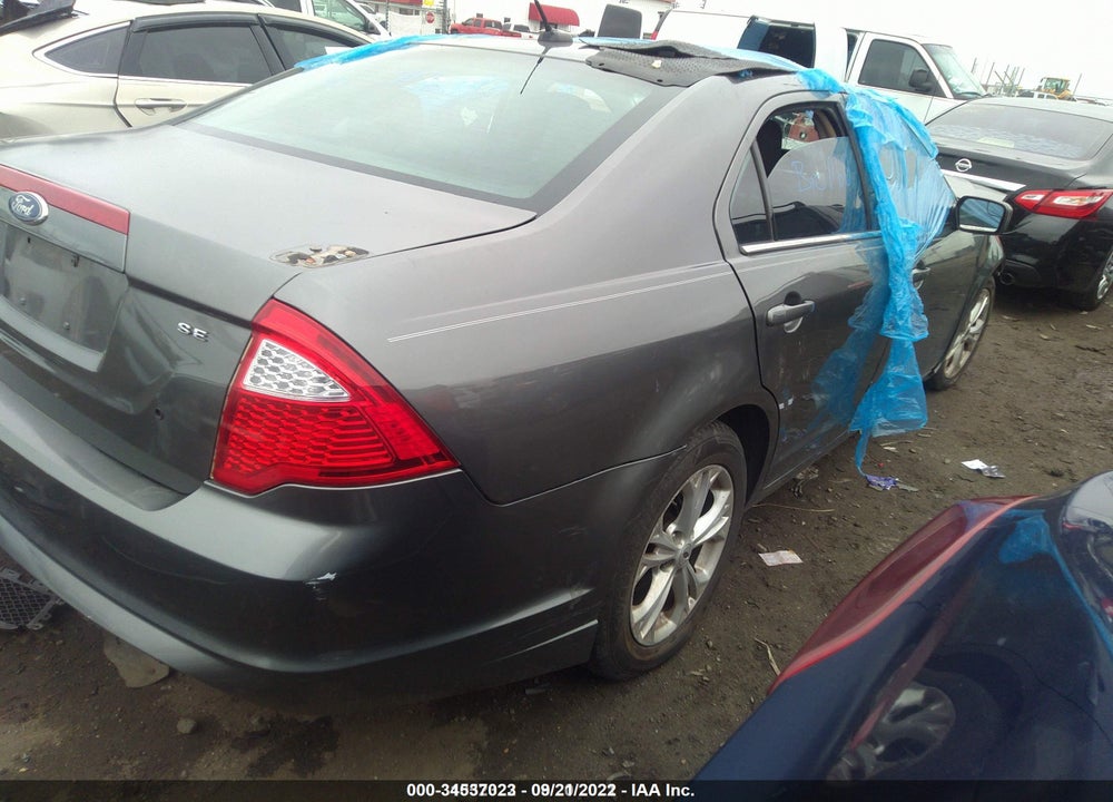 2012 FORD FUSION VIN: 3FAHP0HA1CR113168