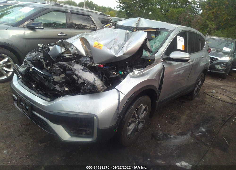 2022 HONDA CR-V AWD EX VIN: 2HKRW2H55NH629653