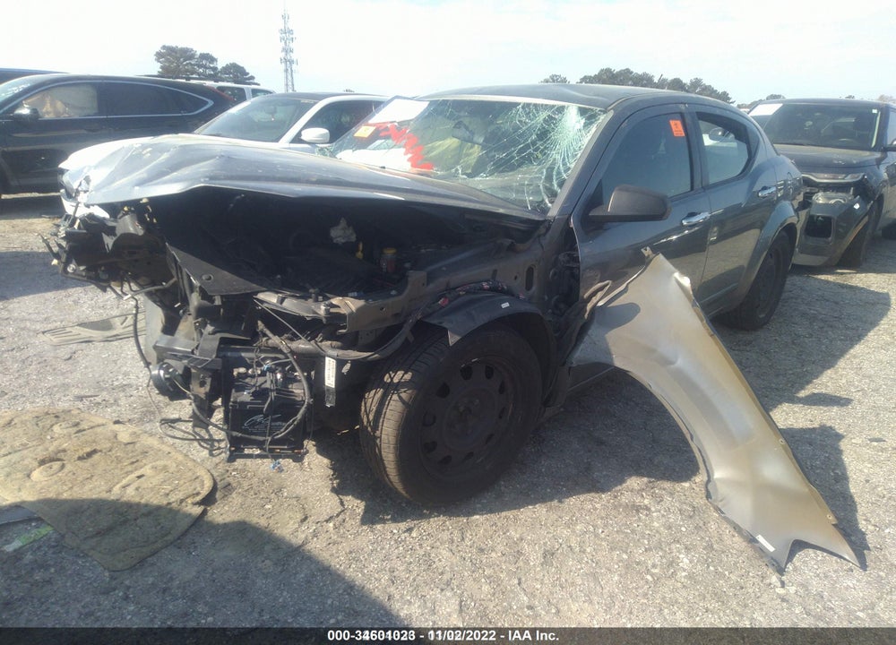 2012 DODGE AVENGER SE VIN: 1C3CDZAB2CN206700