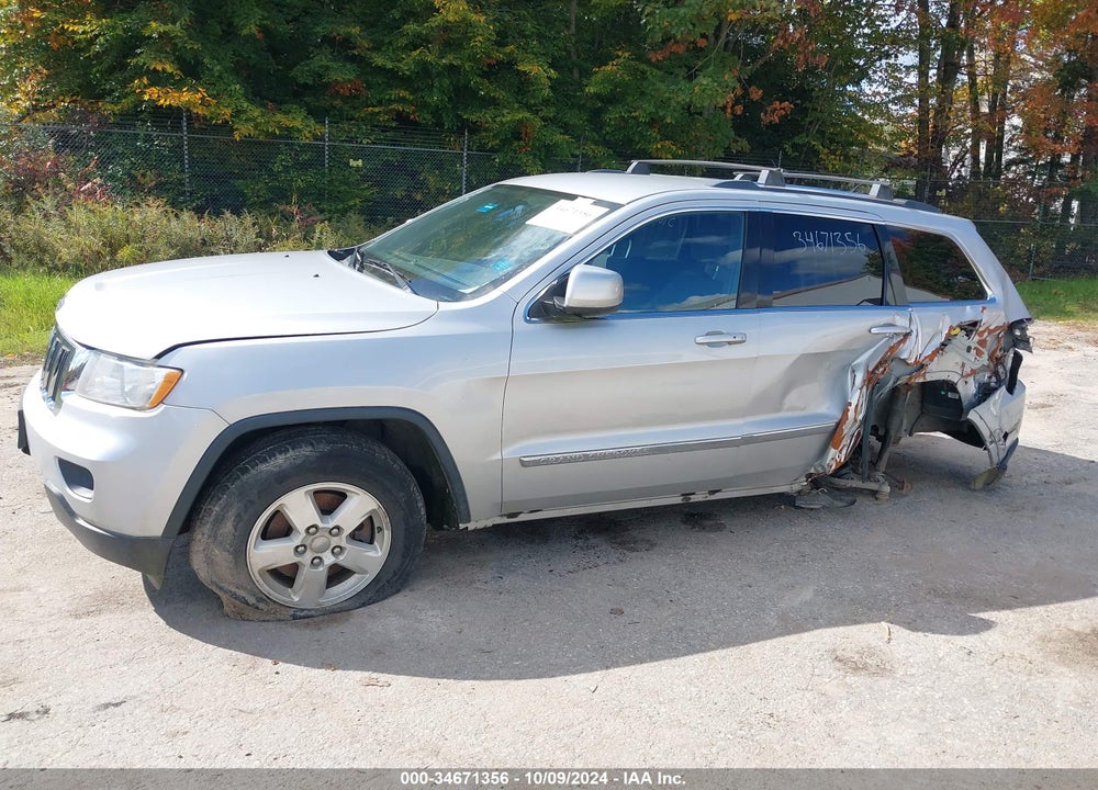 2012 JEEP GRAND CHEROKEE VIN: 1C4RJFAG8CC348876