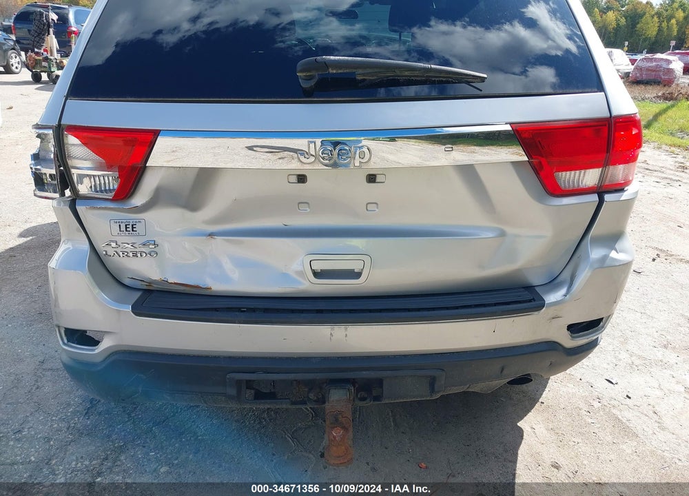 2012 JEEP GRAND CHEROKEE VIN: 1C4RJFAG8CC348876