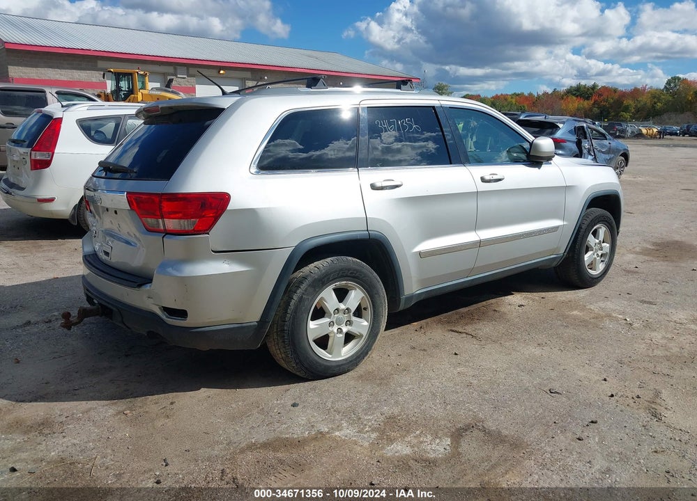 2012 JEEP GRAND CHEROKEE VIN: 1C4RJFAG8CC348876