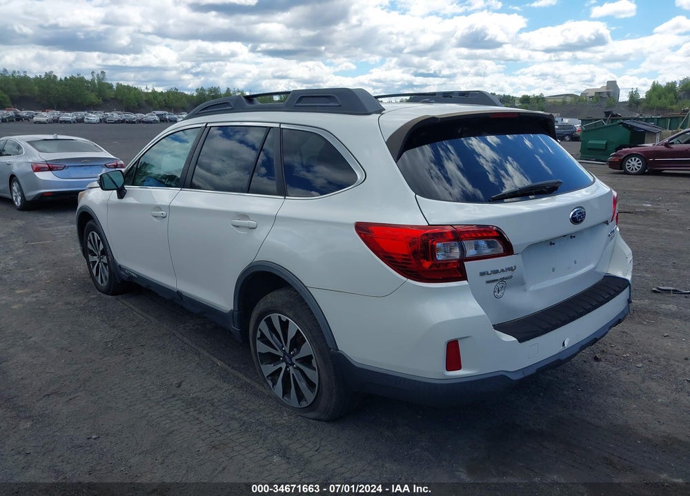 2015 SUBARU OUTBACK 2.5I LIMITED VIN: 4S4BSANC1F3363602