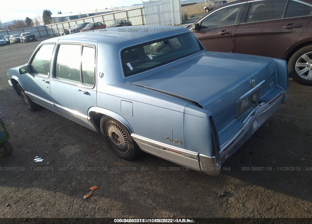 1992 CADILLAC DEVILLE VIN: 1G6CD53B7N4279882