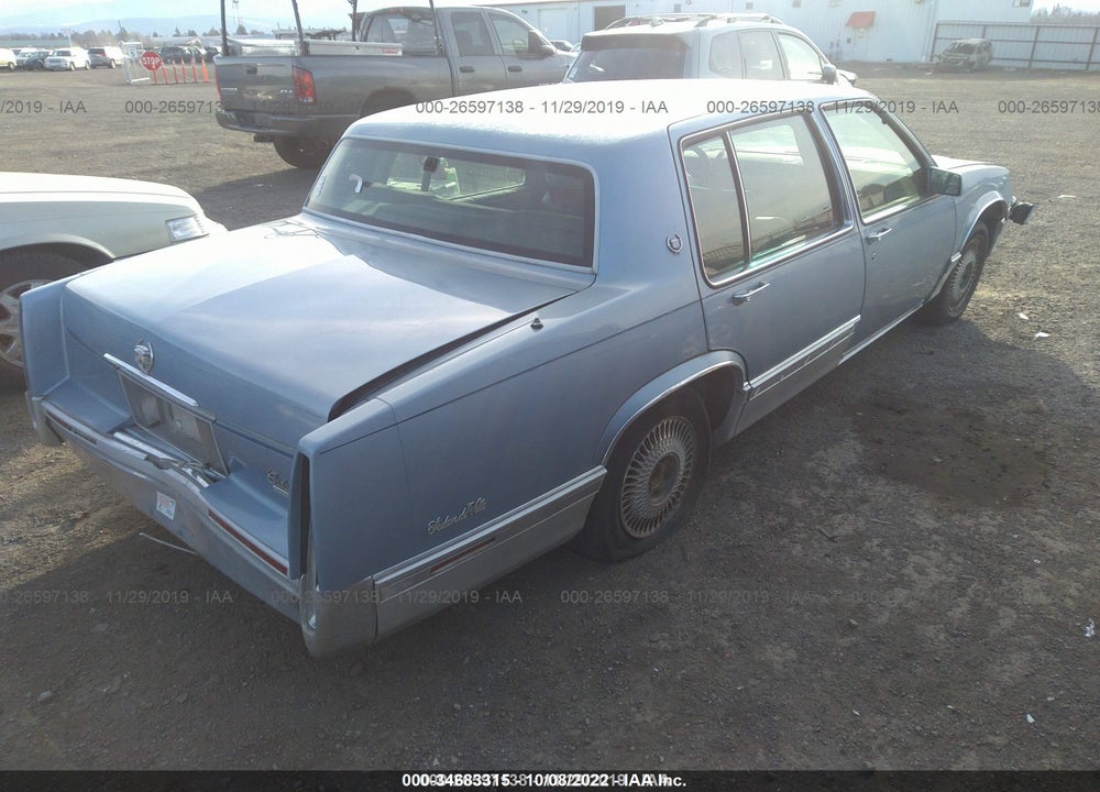 1992 CADILLAC DEVILLE VIN: 1G6CD53B7N4279882