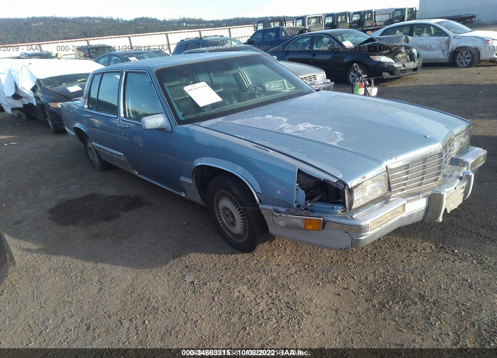 1992 CADILLAC DEVILLE VIN: 1G6CD53B7N4279882