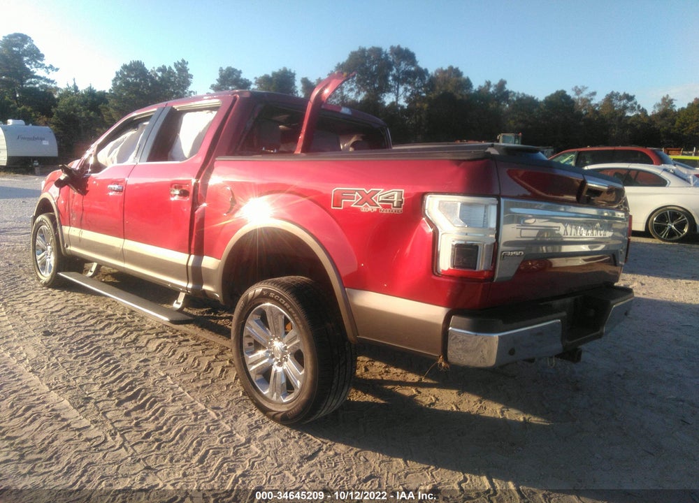 2018 FORD F-150 KING RANCH VIN: 1FTEW1E58JFB85525