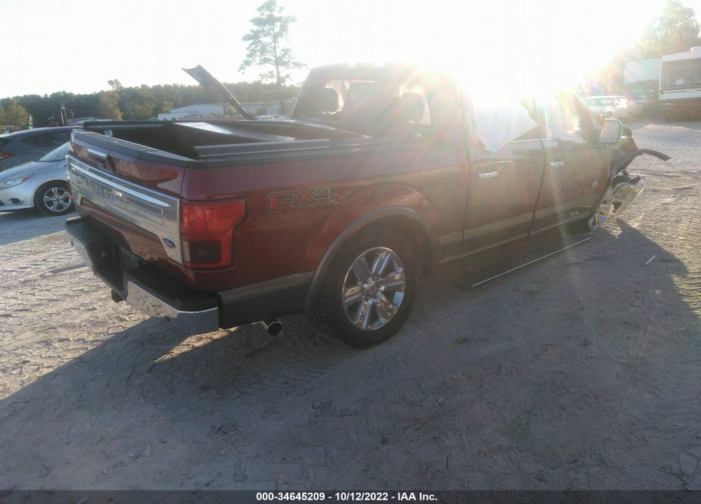 2018 FORD F-150 KING RANCH VIN: 1FTEW1E58JFB85525
