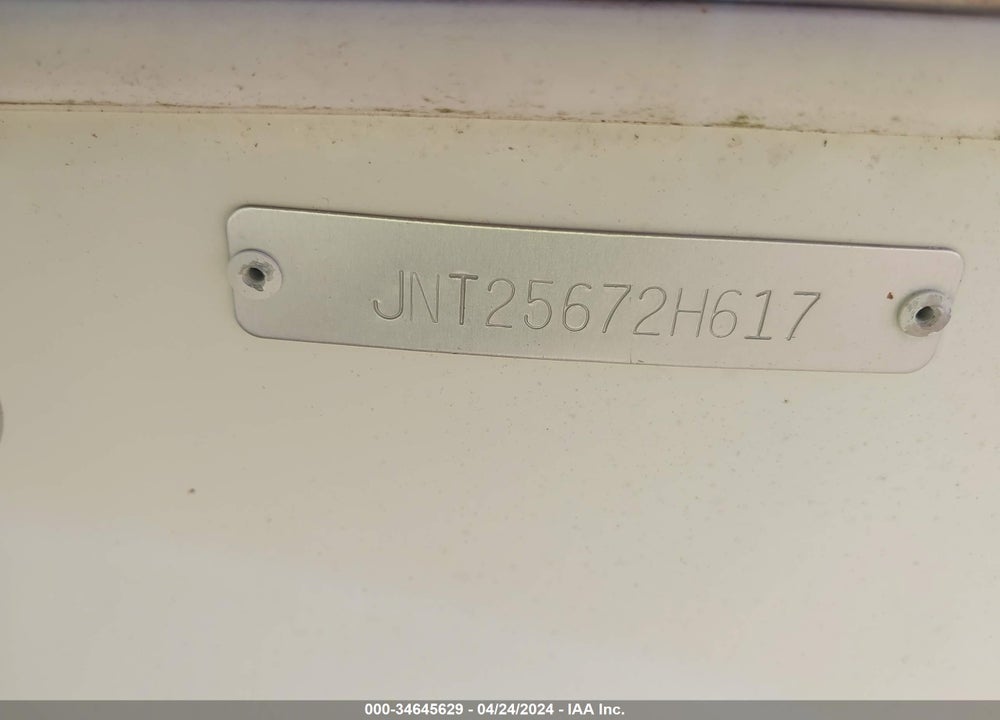 2017 NAUTIQUE OTHER VIN: JNT25672H617