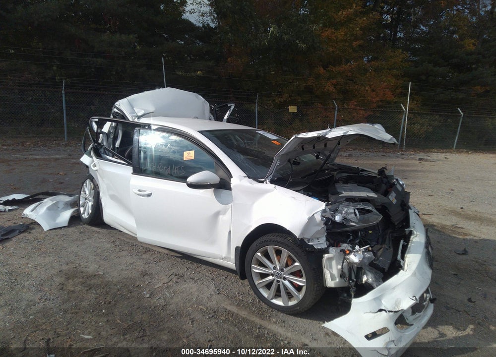 2012 VOLKSWAGEN GOLF TDI 4-DOOR VIN: WVWDM7AJ7CW214135