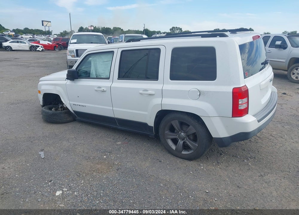 2015 JEEP PATRIOT LATITUDE VIN: 1C4NJPFA1FD368183