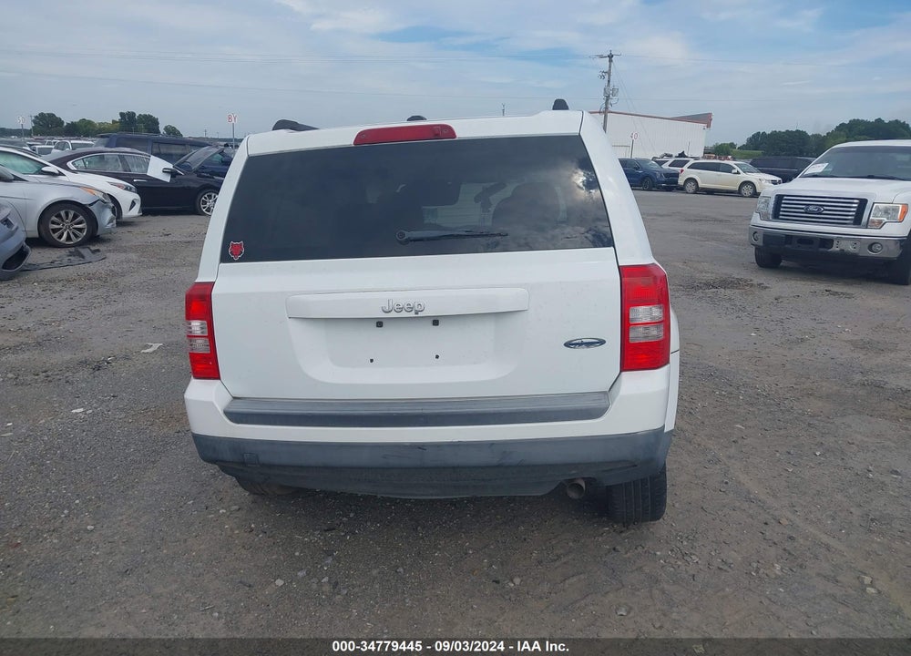 2015 JEEP PATRIOT LATITUDE VIN: 1C4NJPFA1FD368183