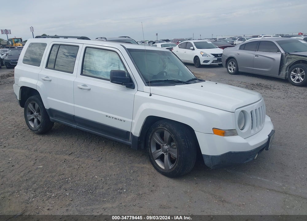 2015 JEEP PATRIOT LATITUDE VIN: 1C4NJPFA1FD368183