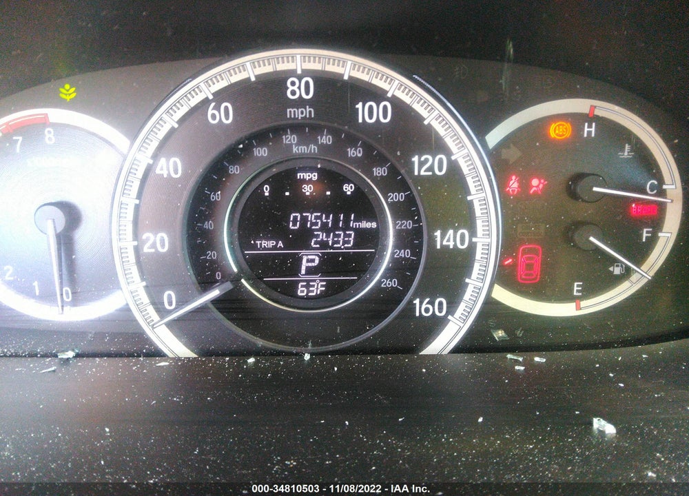 2016 HONDA ACCORD EX VIN: 1HGCR2F73GA024785