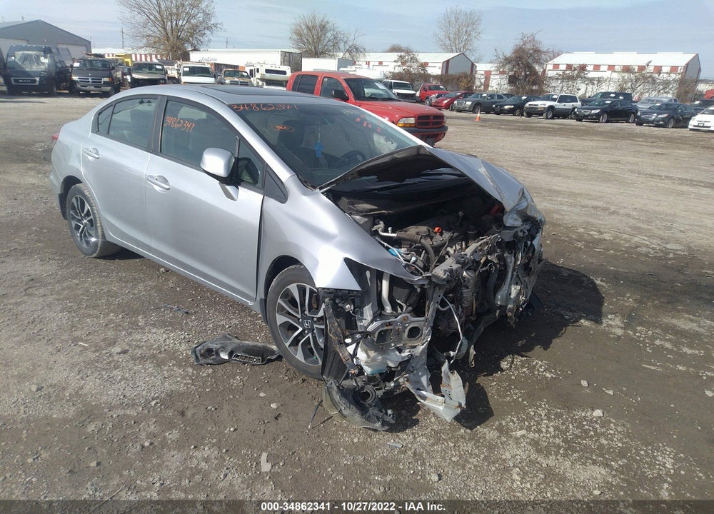 2013 HONDA CIVIC EX VIN: 19XFB2F83DE074846