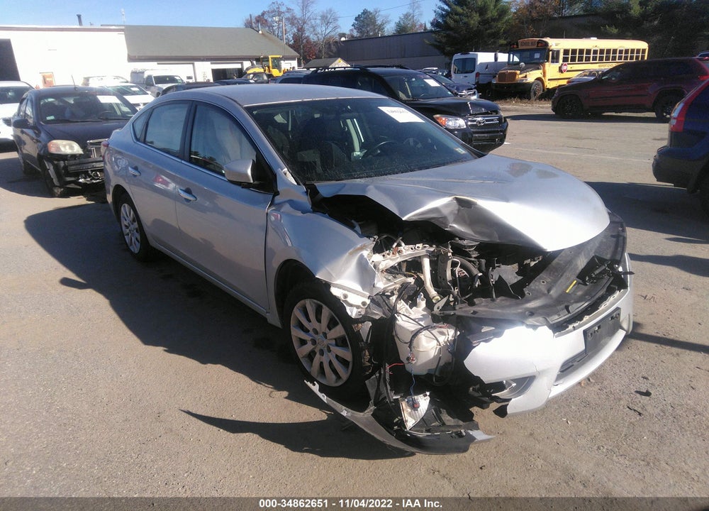 2015 NISSAN SENTRA SV VIN: 3N1AB7AP9FY350280