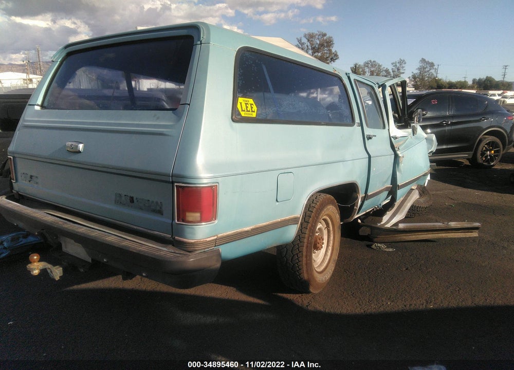 1989 GMC SUBURBAN R25 CONVENTIONAL VIN: 1GKGR26N6KF525569