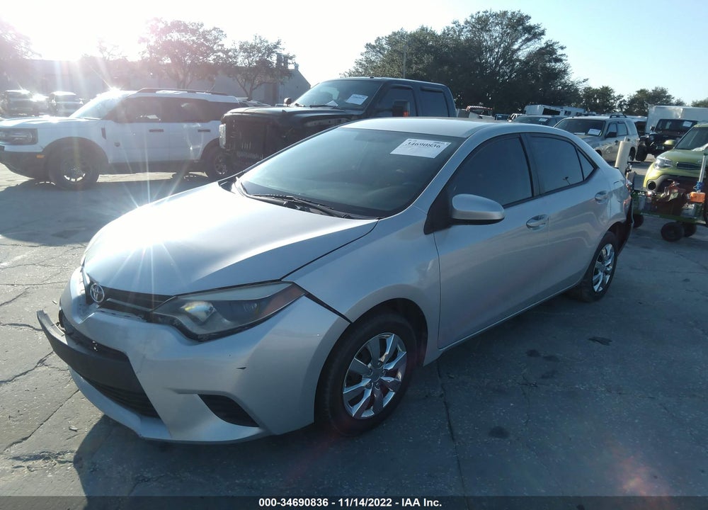 2016 TOYOTA COROLLA L VIN: 5YFBURHEXGP496104