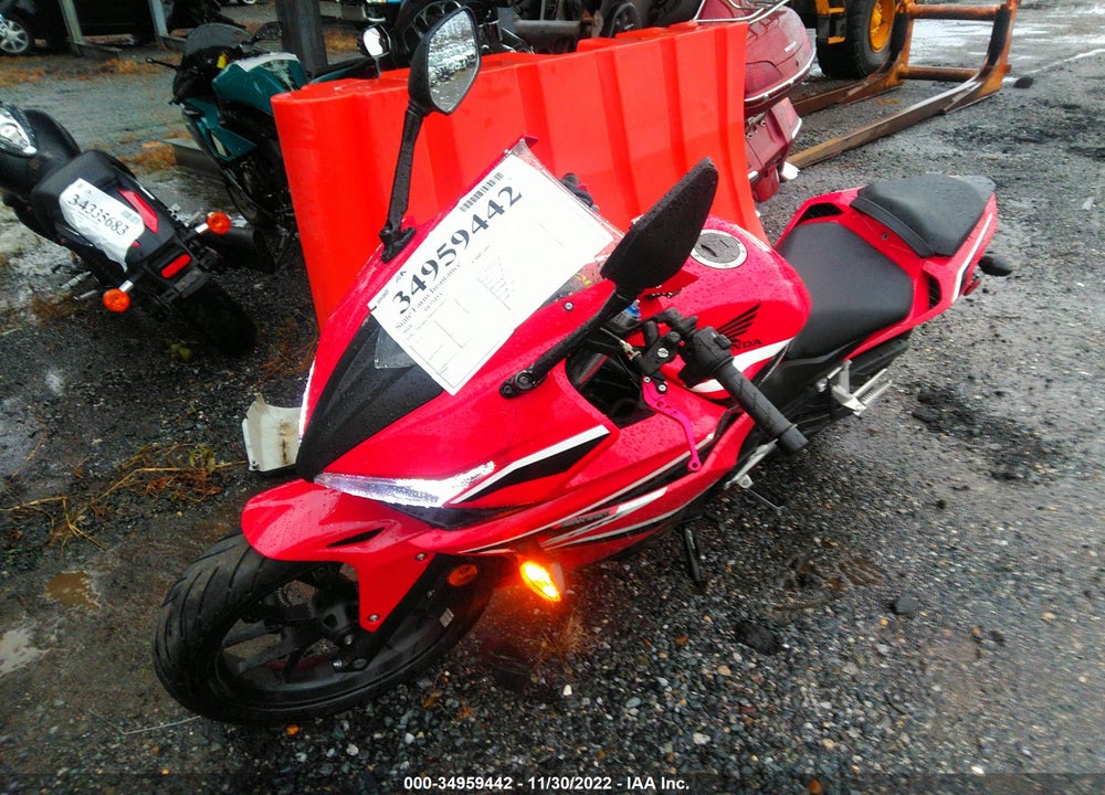 2018 HONDA CBR500 RA-ABS VIN: MLHPC4406J5500057
