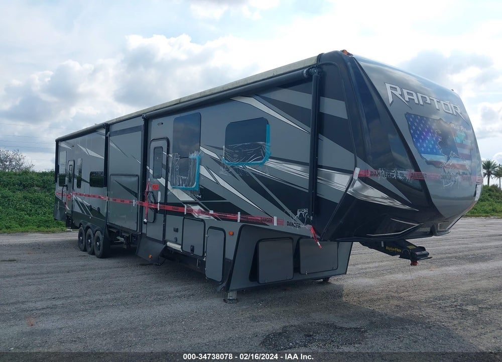 2020 KEYSTONE RAPTOR VIN: 4YDF42338LR800283