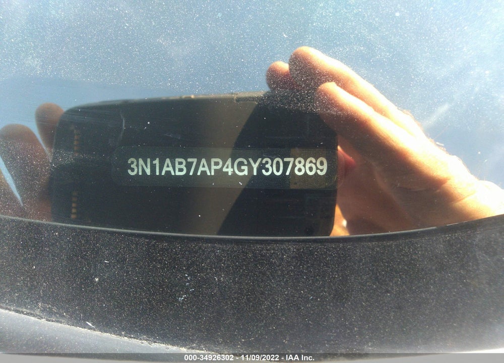 2016 NISSAN SENTRA FE+ S/SV/S/SR/SL VIN: 3N1AB7AP4GY307869