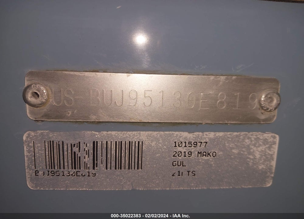 2019 MAKO OTHER VIN: BUJ95130E819