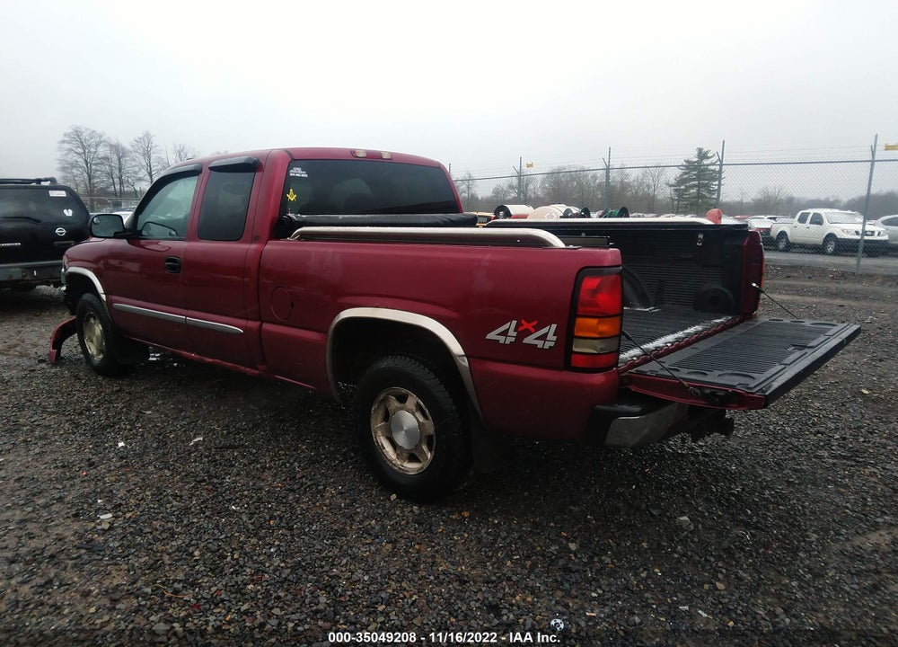 2004 GMC SIERRA 1500 SLE VIN: 2GTEK19T341278324