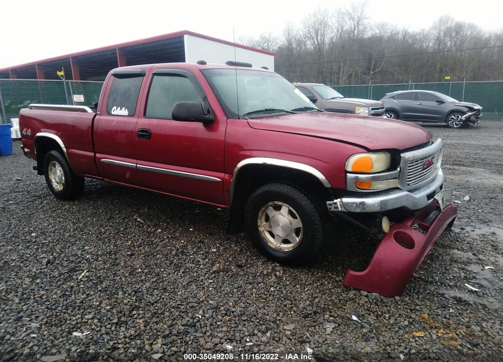 2004 GMC SIERRA 1500 SLE VIN: 2GTEK19T341278324