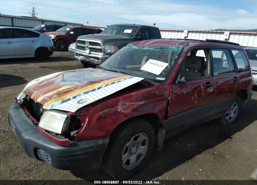 2001 SUBARU FORESTER L VIN: JF1SF63501G760302