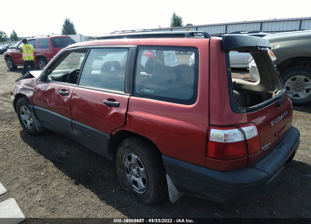 2001 SUBARU FORESTER L VIN: JF1SF63501G760302