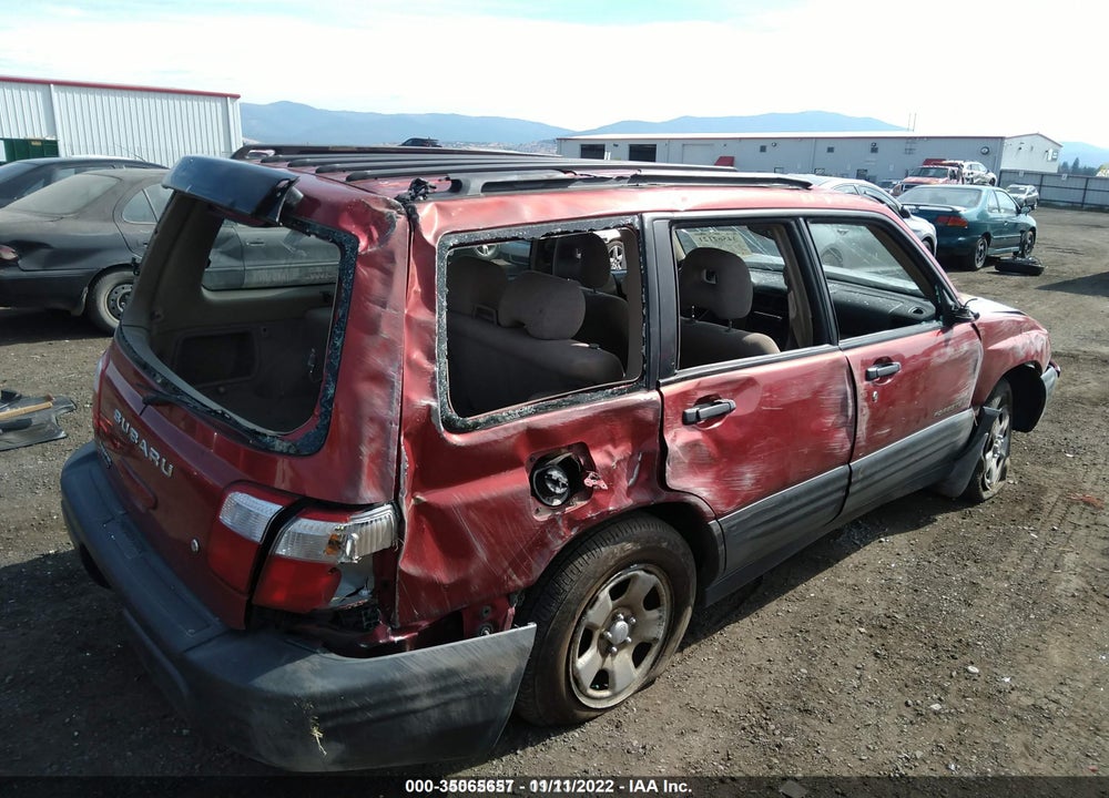 2001 SUBARU FORESTER L VIN: JF1SF63501G760302