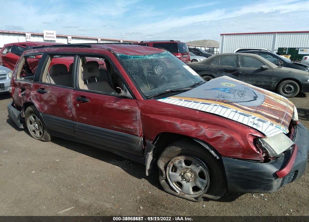 2001 SUBARU FORESTER L VIN: JF1SF63501G760302