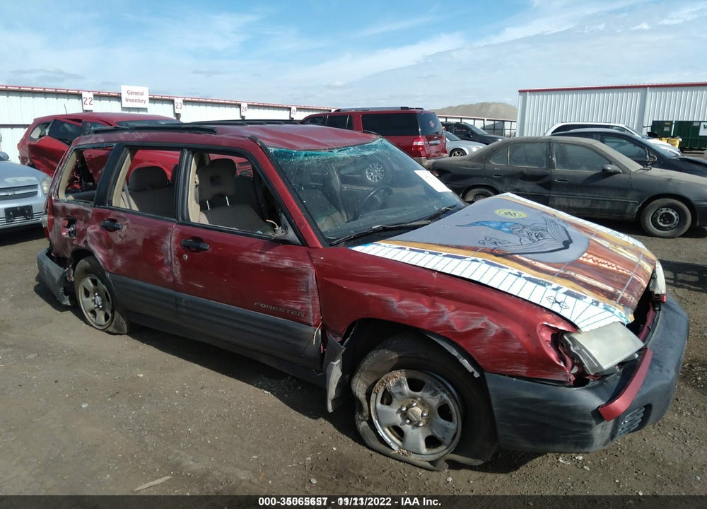 2001 SUBARU FORESTER L VIN: JF1SF63501G760302