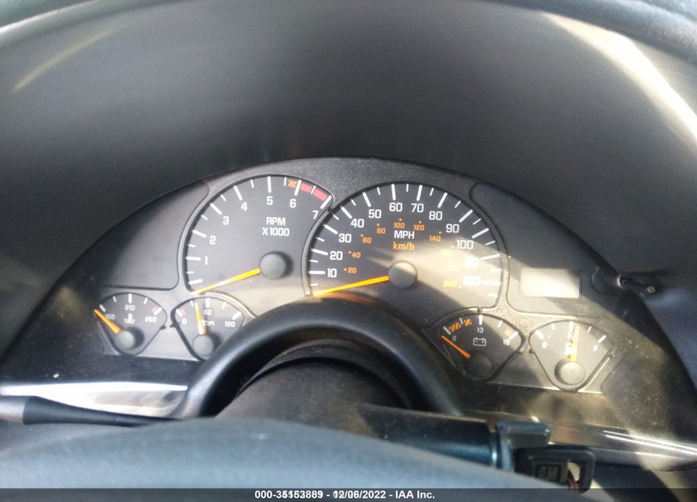 1998 PONTIAC FIREBIRD VIN: 2G2FS22KXW2219056