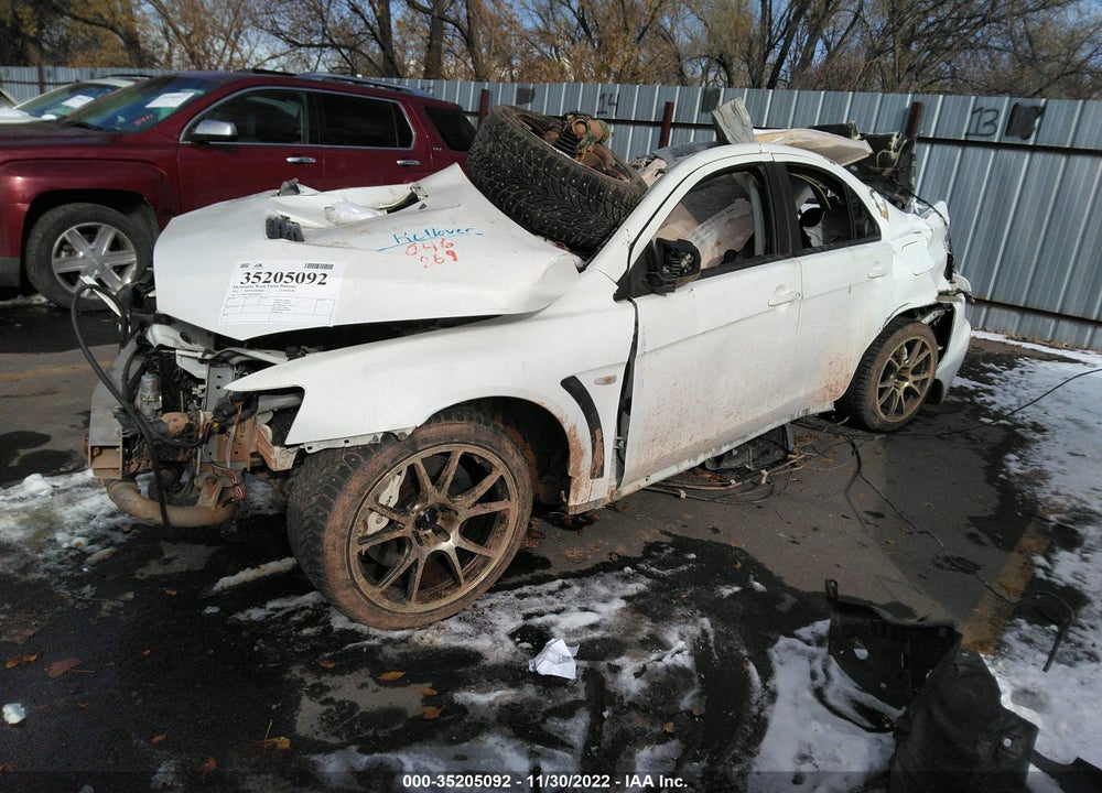 2011 MITSUBISHI LANCER EVOLUTION GSR VIN: JA32W8FV6BU046869