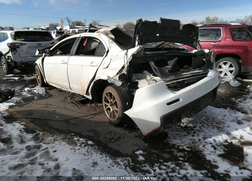 2011 MITSUBISHI LANCER EVOLUTION GSR VIN: JA32W8FV6BU046869
