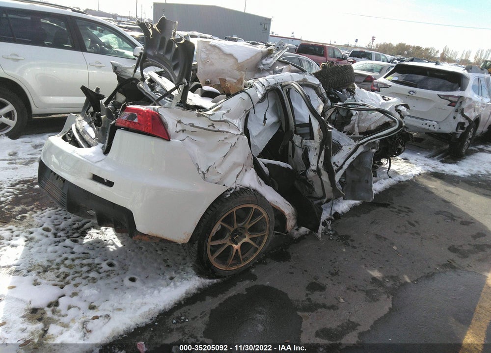 2011 MITSUBISHI LANCER EVOLUTION GSR VIN: JA32W8FV6BU046869