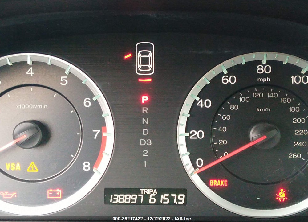 2010 HONDA ACCORD 2.4 LX VIN: 1HGCP2F30AA035849