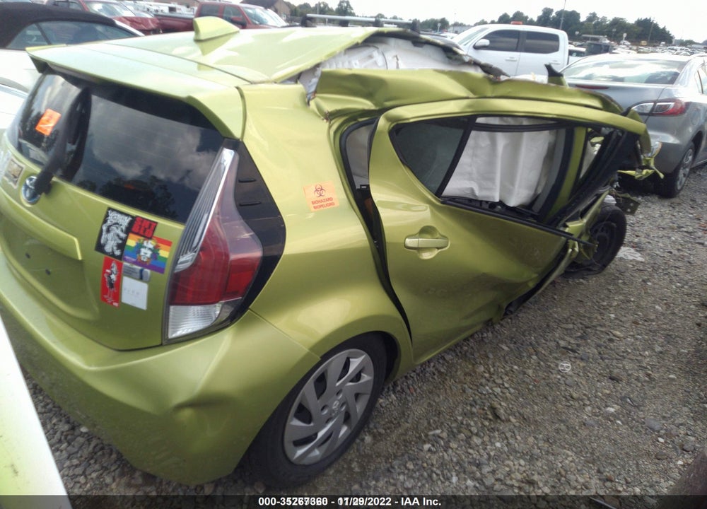 2015 TOYOTA PRIUS C TWO VIN: JTDKDTB39F1096798